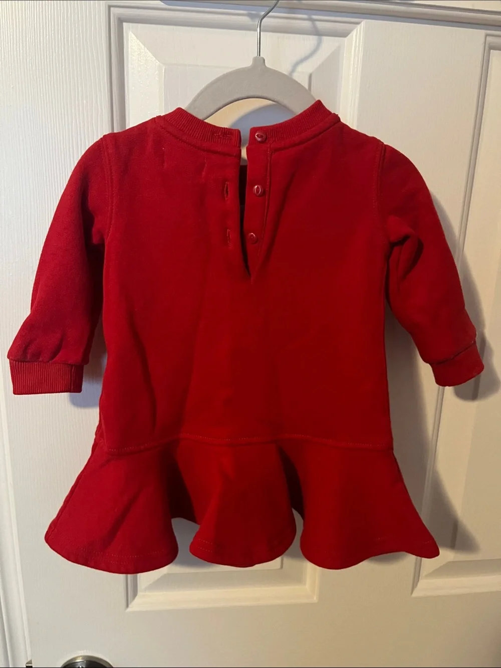Ralph Lauren Red Polo Bear Ski Sweatshirt Dress